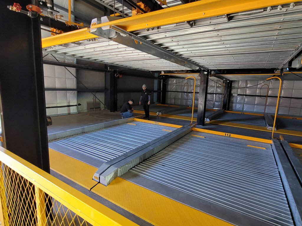 All Storage Henderson Nevada puzzle parking system equipment